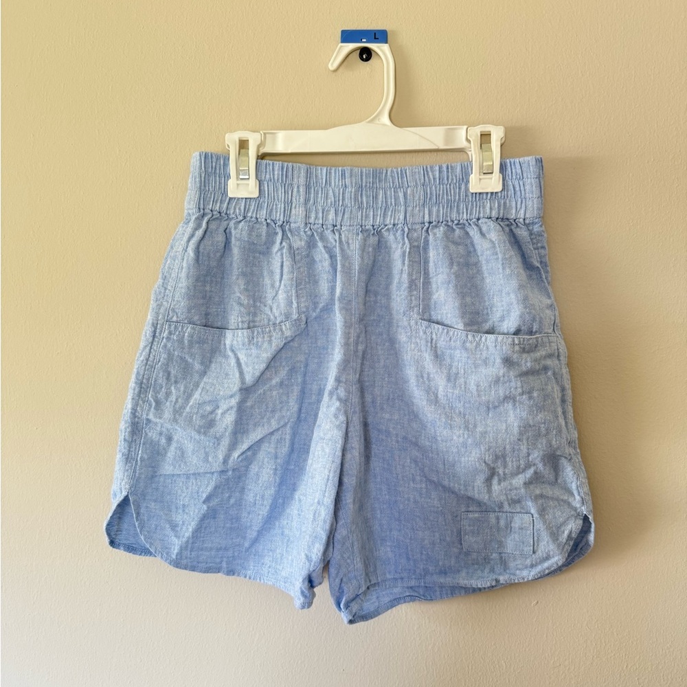 So Elly Chambray linen shorts